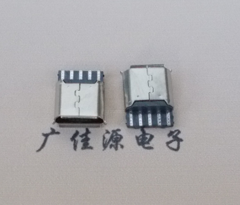 南海Micro USB5p母座焊线 前五后五焊接有后背